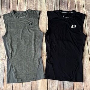 2 NWOT Men’s Small Sleeveless UA Tops